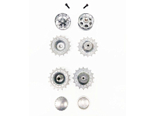 Ведущая звездочка 2 шт и ленивец 2 штуки для танка КВ1 и КВ2 металл