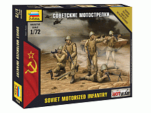 Сборная модель ZVEZDA Советские мотострелки, 172