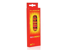 Батарейка Rich Energy AA LR6 Alkaline, 1 шт