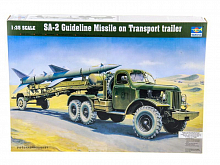 Сборная модель Автомобиль Т3М с зенитной ракетой 135