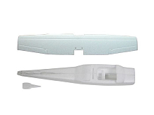 Фюзеляж и крыло к авиамодели  Mini Cessna 3G3X