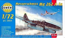 Сборная модель Самолет Мессершмитт Me262A 1/72