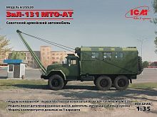 Сборная модель ICM ЗиЛ131 MTOAT, Советский армейский автомобиль, 135
