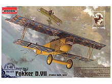 Сборная модель RODEN Самолёт FOKKER DVII FOKKERBUILT, LATE, 148