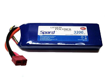 Аккумулятор Spard LiPo 3200mAh, 11,1V, 25C, T‐plug
