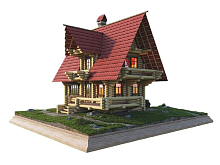 Сборная деревянная модель СВМодель Охотничий домик, 3580 деталей, 135