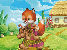 Алмазная мозаика 15х20 Лисахозяйка 23 цвета