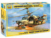 Сборная модель ZVEZDA Российский ударный вертолет Ночной охотник, 172