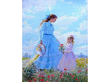 Картина по номерам 40х50 Запах детства 25 цветов