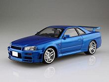 Сборная модель AOSHIMA Nissan Skyline GTR BNR34 Hosino Kozo