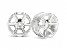 Диски 110  GT WHEEL SILVER 6mm OFFSET2шт HPI33471