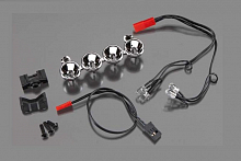 Фары с проводами, разъёмами и отражателями