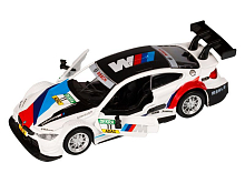 Машина АВТОПАНОРАМА BMW M4, 144, белый, инерция, откр двери, вк 17,512,56,5 см