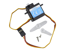 Сервомашинка реверсная 9g для самолета Top RC 500 Class Cessna 182 6СH Flap2, провод 250мм