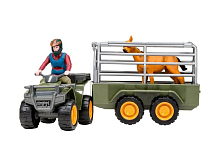 Набор фигурок MASAI MARA ММ205020 серии На ферме Перевозка животных 3 пр