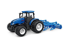 РУ фермерский трактор Korody с диск культиватором, мет кузов, широкие колеса 124 24G 6CH RTR