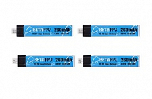 Аккумулятор BETAFPV 260 mAh 1S 3.7V HV LiPo Whoop Battery (4шт)