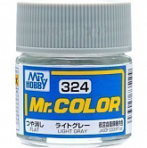 Краска эмаль для пластика тм MRHOBBY  10мл LIGHT GRAY  MHC324  , шт