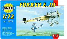 Сборная модель Самолёт  Fokker E.III 1/72
