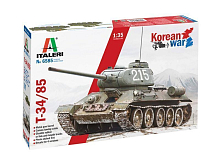 Сборная модель ITALERI 6585ИТ Танк T3485 PREMIUM VERSION KOREAN WAR, 135
