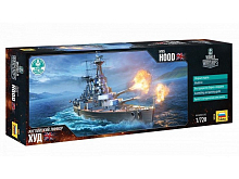 Сборная модель ZVEZDA Английский линкор Худ, 1720