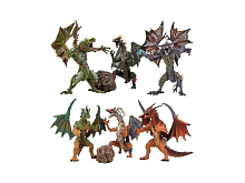 Драконы и динозавры MASAI MARA MM207005 для детей серии Мир драконов 8пр