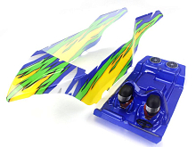 Желтозеленый кузов в сборе для багги Himoto E10DBDBL 110