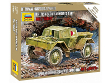 Сборная модель ZVEZDA Британский бронеавтомобиль Динго, 1100
