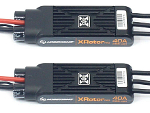 Бесколлекторный регулятор Hobbywing XRotor Pro40A
Wire LeadedDual Pack 40A60A, Copter