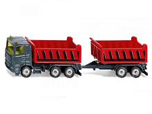 Грузовик Siku 1685 с прицепом, 152 см, серыйкрасный