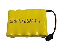 Аккумулятор Double Eagle NiCd 400mAh, 6V, SM E716003