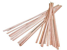 Деревянные рейки 0,6х6, длина 300 мм, 25 шт, груша