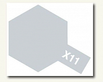 Краска Tamiya X11 Chrome Silver Хромир серебро акриловая, 10 мл