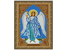 Алмазная 5D мозаика с нанесенной рамкой 20х30 АНГЕЛ ХРАНИТЕЛЬ 9 цветов