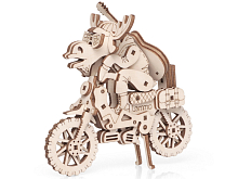 Деревянный конструктор Lemmo Модель Мотолось, 45 деталей