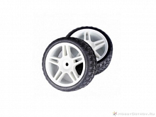 Колеса в сборе белые диски 5 спиц HSP 110