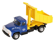 Машина АВТОПАНОРАМА Самосвал, синий, 152, инерция, вк 16,16,18,4 см