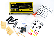 Набор наклеек и аксессуаров для танка KingTiger