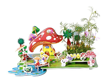 3D пазл из пенокартона СЕЛЬСКИЙ ПЕЙЗАЖ 34 детали