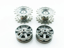 Набор запасных частей для танка Heng Long KV1 ведущие звездочки, ленивцы