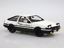 Сборная модель AOSHIMA Toyota Trueno AE86 Fujiwara Takumi ProjectD Ver with Figure