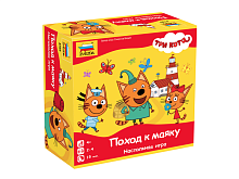 Настольная игра ZVEZDA Три кота Поход к маяку, детская