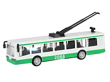 Троллейбус Автопанорама, зеленый, 190, свет, звук, инерция, вк 2213,55,8 см