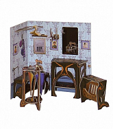 Коллекционный набор мебели "Прихожая". Объемный пазл. Материал: картон.