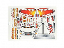 Наклейки для корпуса автомодели