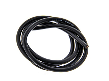 Провод AWG 10 5,26квмм силиконовый, многожильный, черный 1мп