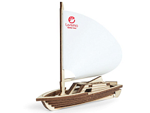 Деревянный конструктор Lemmo Парусник Юнга, 24 детали