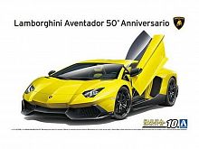 Сборная модель AOSHIMA Lamborghini Aventador 50°Anniversario '13