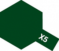 Краска Tamiya X5 Green Зеленая акриловая, 10 мл