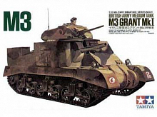 Сборная модель Англ средний танк М3 GRANT Мк I с 1 фигурой 135